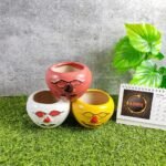 Smiley Face Khurja Pottery Succulent Ceramic Pots - KC3033