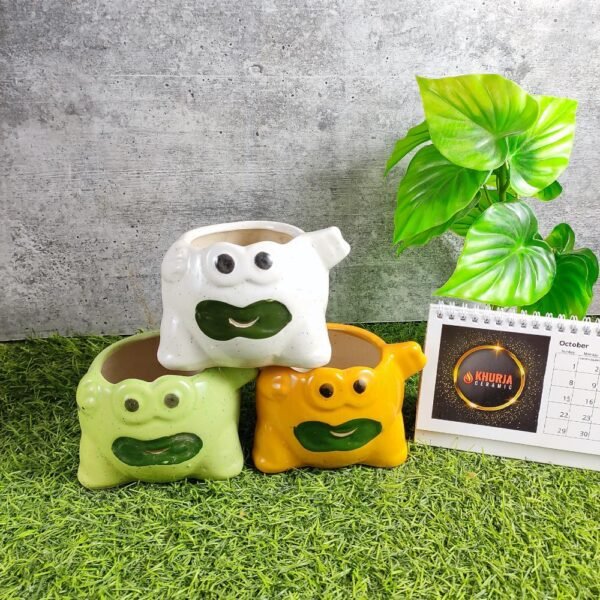 smiley-frog-shape-khurja-ceramic-succulent-pots-SK1040