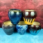 multicolor-khurja-pottery-ceramic-apple-shape-pots-SK1213