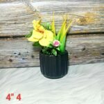 Matt Finish Khurja Pottery Round Ceramic Pots - Image 2