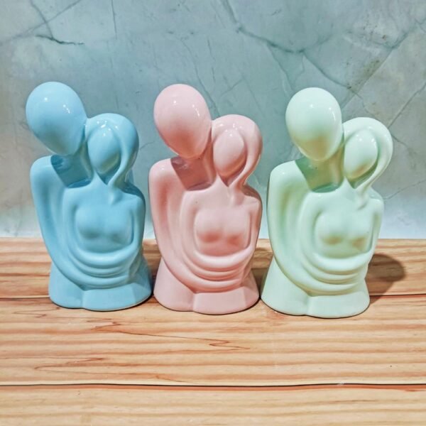Khurja Pottery Ceramic Couple Home Decor -DP5013