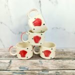 Handmade Elegant Design Ceramic Tea Cups-CC1076