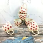 Floral Design Khurja Ceramic Tea Coffee Cup-CC1092