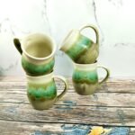 Drop Flue Glaze Khurja Ceramic Coffee Mug-CC1100