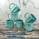 Abstract Face Design Ceramic Milk Mug-CC1119