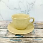 Elegant Khurja Pottery Ceramic Cup and Saucer -cc1212