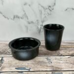 Handmade Khurja Pottery Ceramic Drinkware Set of 2-CC1214