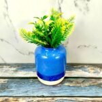 Dual Tone Khurja Ceramic Flower Vases-CC1521