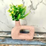 Elegant Handmade Khurja Ceramic Flower Vase-cc1532