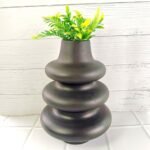 Ring Design Khurja Ceramic Flower Vases-AJ1037