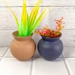 Matki Shape Khurja Ceramic Flower Vases-AJ1039