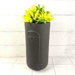 Khurja Pottery Long Face Ceramic Flower Vases-AJ1042