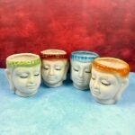 Elegant Design Buddha Ceramic Planters Pot-SK1006