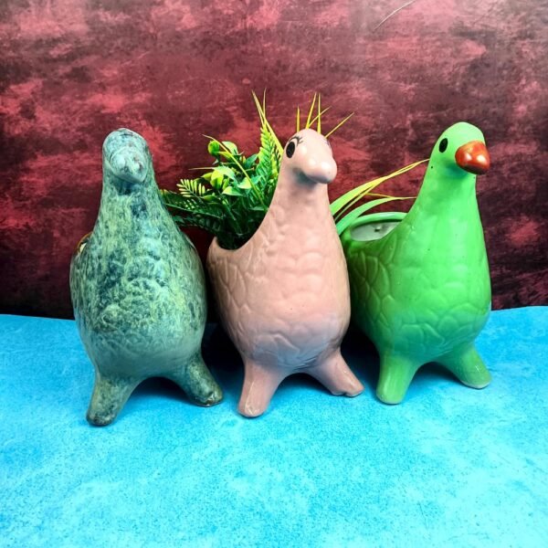 Multicolor Khurja Ceramic Indoor Planters-SK1043