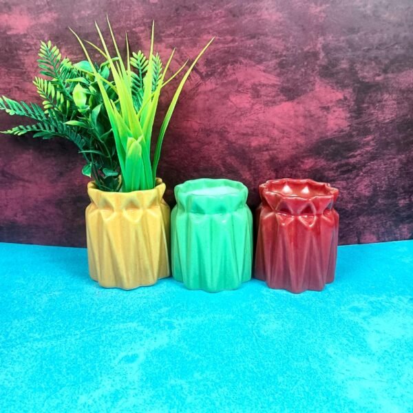 Diamond Shape Gifting Ceramic Planters-SK1086