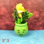 Smiley Matki Design Ceramic Planters Pot - Image 2