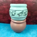 Matka Shape Ceramic Indoor Planters Pot-SK1149