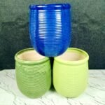 Round Ring Ceramic Outdoor Planters Pot-SK1182