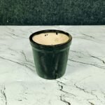 Glass Shape Black Ceramic Succulent Pots - Image 2