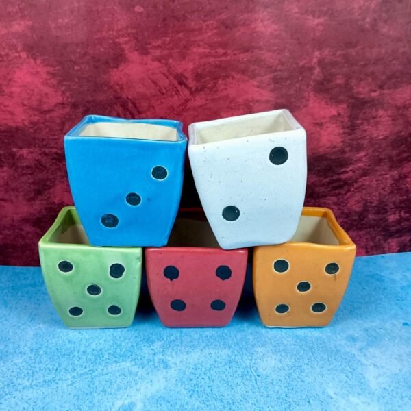 Ludo Design Khurja Ceramic Succulent Pots-SK1228