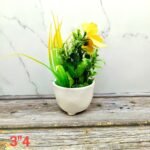 White Khurja Ceramic Succulent Planters-AA7015