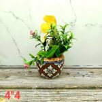 Multicolor Khurja Ceramic Succulent Planters - Image 2