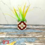 Multi Deisgn Ceramic Square Ceramic Planters - Image 2
