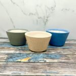 Multicolor Khurja Ceramic Bonsai Planters-AA7053