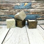 Square Multi Design Ceramic Succulent Pot-AA7074
