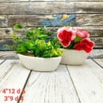 Indoor Ceramic Bonsai Planters Pots Set of 2-aa7075
