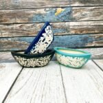 RD Glaze Multicolor Ceramic Bonsai Pots-AA7081