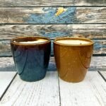 Glass Design Glossy Ceramic Planters-AA7095