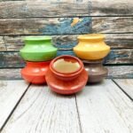 Multicolor Matki Shape Indoor Ceramic Pots-AA7129