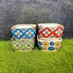 Handpainted Ceramic Planter Pot Set of 2-AA7158