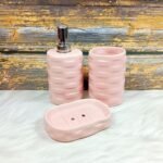 Brick Design Khurja Ceramic Bathroom Sets-MD1006