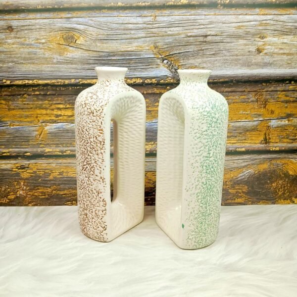 Khurja Pottery Chemical Glaze Flower Vase-MD1501