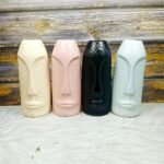 Dotted Design Face Ceramic Flower Vases-MD1513