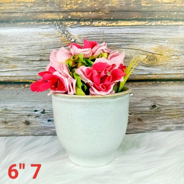 Glossy Finish Indoor Ceramic Planters Pot-ST8520