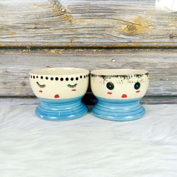 Doll Shape Ceramic Indoor Planters Pot-ST8526