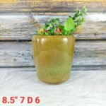 Glossy Finish Khurja Ceramic Indoor Pots-ST8527