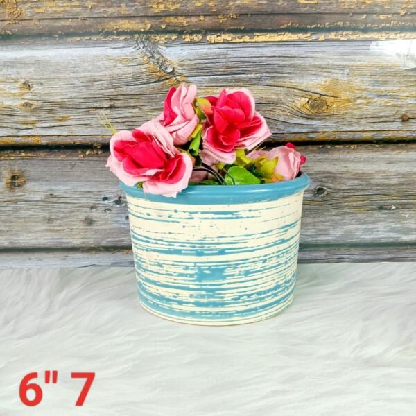 Half Pipe Shape Ceramic Bonsai Planters-ST8530