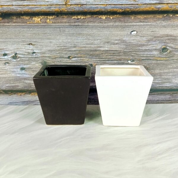 Square Shape Succulent Ceramic Planters-ST8545