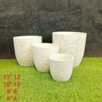 Elegant Design Outdoor Ceramic Pots Set of 3-ST8585
